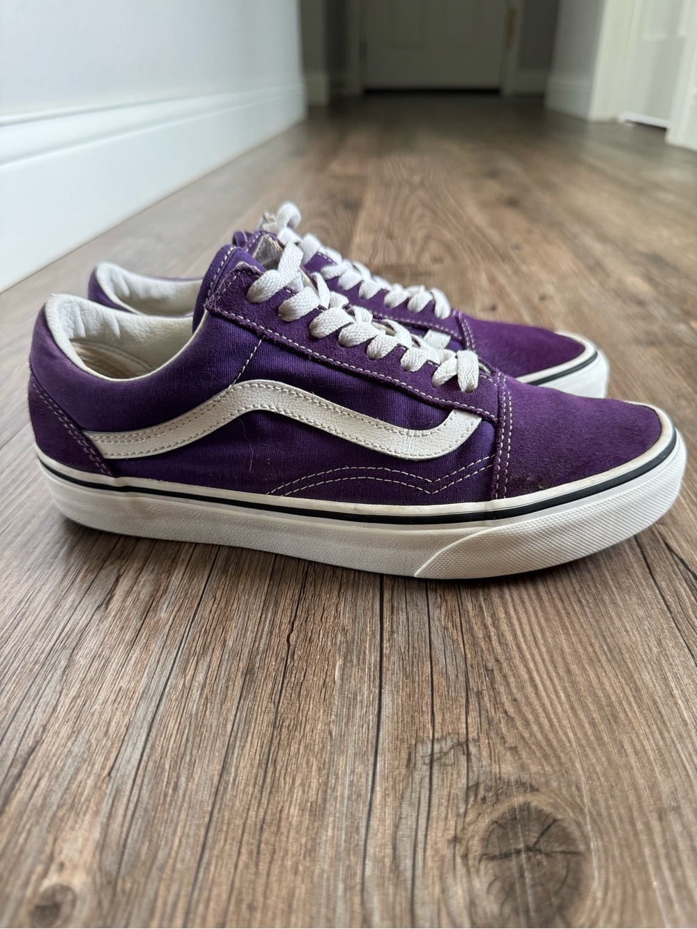 VANS Unisex Vans Canvas Old Skool Shoes Purple Magic Size Men 7/ Women 8.5 - Picture 2 of 7